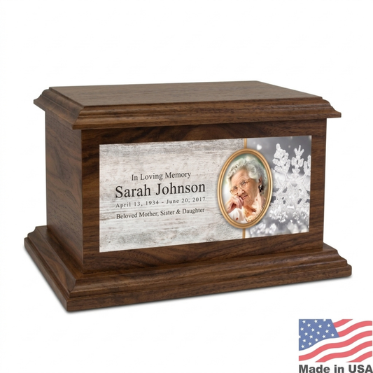 Rainier Life Treasured Urn - Walnut